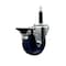 Service Caster 4'' Solid Poly Swivel 3/4'' Expanding Stem Caster with Brake SCC-EX20S414-SPUS-PLB-34 - alternate 1